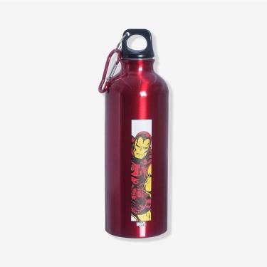 Imagem de Garrafa Com Mosquetão Homem De Ferro - Marvel