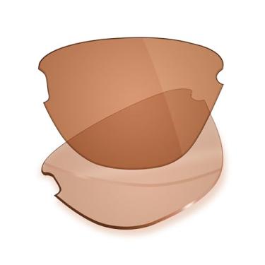 Imagem de Mryok Lentes de substituição UV400 para óculos de sol Oakley Frogskins Lite OO9374, HD Polarized, proteção UV, resistente a impactos e ajuste perfeito - marrom