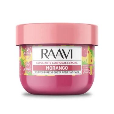 Imagem de Creme esfoliante Morango Raavi 200g