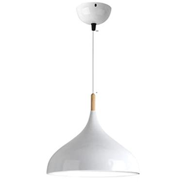 Imagem de CHENKUI Tela de candeeiro cor simplicidade luz teto estilo americano lustres interior modernos, altura pendente ajustável candeeiros suspensos industriais para decoração de barras para sala de estar