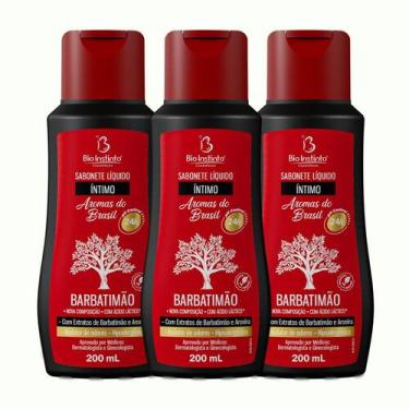 Imagem de KIT 3 UNDs Sabonete Íntimo Líquido Babatimão Bio Instinto 600 ml  pH E