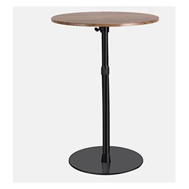 Imagem de Suporte multifuncional para laptop UP-9T para laptop/tablet PC/smartphone altura/ângulo ajustável alumínio móvel do chão (cor: madeira) (madeira)