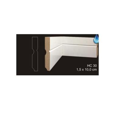 Imagem de RODAPÉ CAVIMAD C/ PASSA FIO 15 x 100 - HC30 12 BARRAS - Adrel/Cavimad