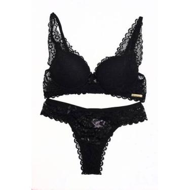 Imagem de Conjunto renda em alça - Labevic Lingerie, Verde, GG
