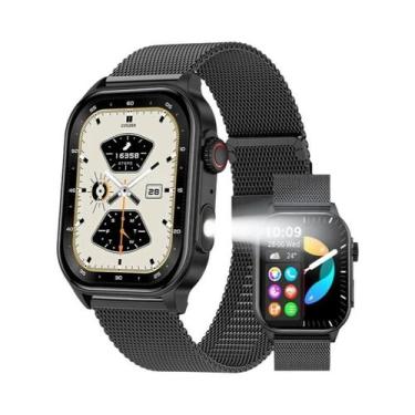 Imagem de Relógio Inteligente Masculino À Prova D'água Com Bluetooth, Militar, E