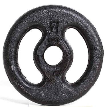 Imagem de Anilha de Ferro Fundido Pintada Musculação Yangfit - 2kg