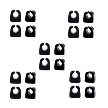 Imagem de Borracha Suporte da Trempe Grade Cooktop Fogão Atlas Consul Continental Itatiaia Mondial Fischer - 20 Peças