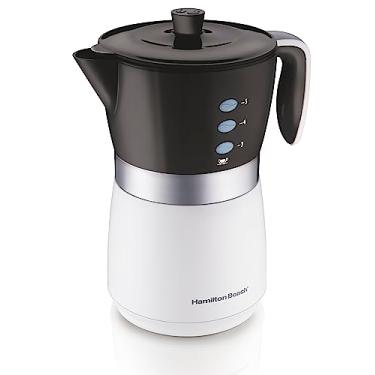 Imagem de Cafeteira Elétrica, 14 Xícaras, Preta/Branca, 110v, Hamilton Beach