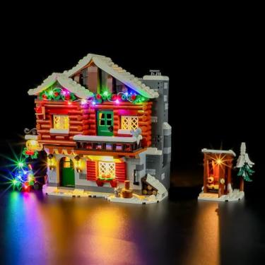 Imagem de BRIKSMAX Kit de iluminação LED para Lego Icons Refugio Alpino - compatível com Lego 10325 Building Blocks Model- Não incluir o conjunto de Lego