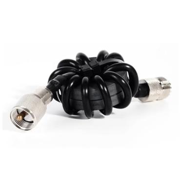 Imagem de Estrangulador de ondas curtas, em25 HF magnético de ondas curtas para rádio de 1,8 a 30 MHz, supressão de corrente de modo comum com alta permeabilidade