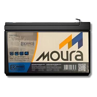 Imagem de Bateria Moura 12v Vrla Mva-alarme Ups Segurança Central