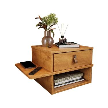 Imagem de Mesa De Cabeceira Basco Com 1 Gaveta Nature Nature