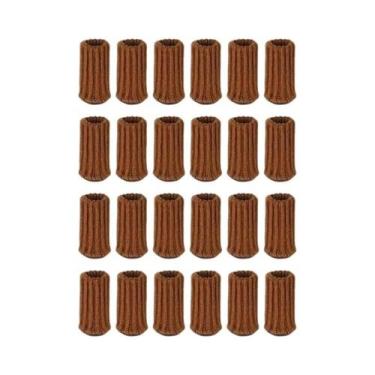 Imagem de 24PCS Meias Antirruído Para Pés De Cadeira, Protetores De Piso Não Des