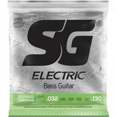 Imagem de Encordoamento P/ Baixo 6 Cordas 0.32 LIGHT SG