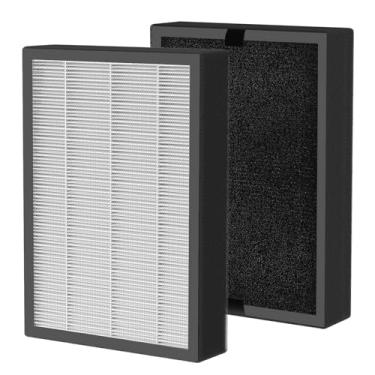 Imagem de Priestley Filtro de substituição para purificador de ar P066, filtro de substituição HEPA verdadeiro com filtragem em 3 estágios, remove 99,97% de fumaça, odor, poeira para quarto e escritório, pacote