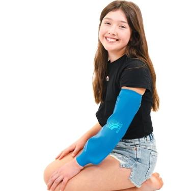 Imagem de Protetor de cotovelo impermeável Bloccs para cateter PICC. Ideal para natação, banho e ducha. Proteção à prova d'água. Tamanho infantil (grande).