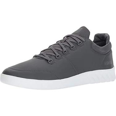 Imagem de K-Swiss Tênis masculino Aero Trainer, Castelo cinza/concha/branco, 8.5