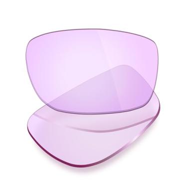 Imagem de Mryok Lentes de reposição UV400 para óculos de sol Ray-Ban RB4395F 54 mm, HD Polarized, proteção UV, resistente a impactos e ajuste perfeito - rosa claro baixo