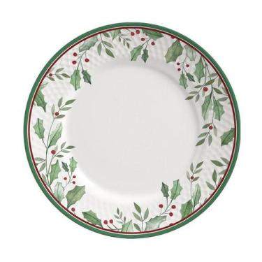 Imagem de Conjunto Com 6 Pratos Raso Coup Azevinho 29Cm - Alleanza Cerâmica