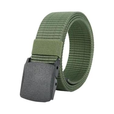 Imagem de Cinto Tático Militar Masculino De Nylon Com Fivela Automática, Cinto M