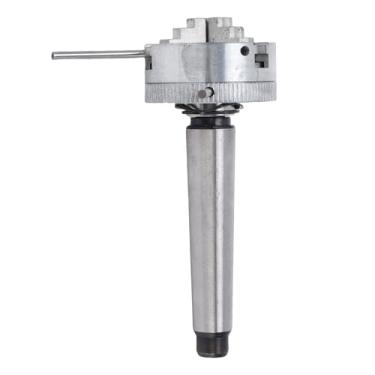 Imagem de Jiawu Conjunto de Mandril de Broca, Mandril de Torno de Madeira de 3 Mandíbulas Com Mandrils Cônico MT2, Rosca M 12, Função de Centralização Automática, Faixa de Fixação 10-35 Mm