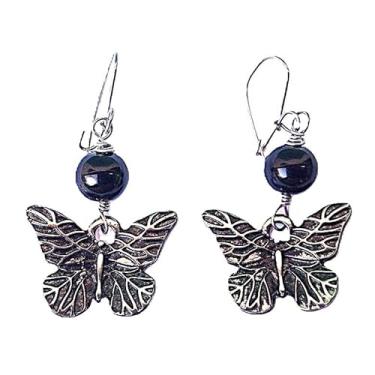 Imagem de Brinco, Aço Inox, Artesanal (Borboleta)