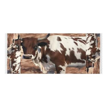 Imagem de Wassud Capas de lavadora e secadora de vaca marrom, protetor de lavadora com sacos de armazenamento, capa de geladeira à prova de poeira com bolsos para lavanderia doméstica, cozinha, 120 x 55 cm