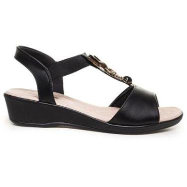 Imagem de Sandália Comfortflex Anabela Feminina-Feminino