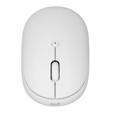 Imagem de Generic Mouse de Computador, Design Ergonômico Ajustável DPI 400mAh Bateria Recarregável Mouse para Celular (Branco)