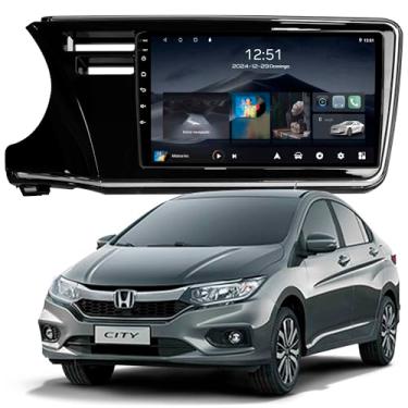 Imagem de Multimídia Adak 9P City 2015 a 2021 2+64GB Quadcore Carplay Android Auto Gps