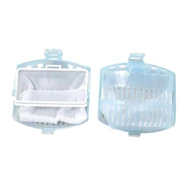 Imagem de Generic Conjunto de 2 peças de filtro de resíduos, rede de remoção de lixo, filtro de fiapos para lavadora BW-8HV, BW-9MV, NW-7CY e BW-10PV.