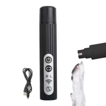 Imagem de Moedor de unhas para cães - 500 mAh LED 3-Mode Electric Nail Grinder | Kit de aparador de patas para amantes de animais, adultos, família, amigos, mulheres