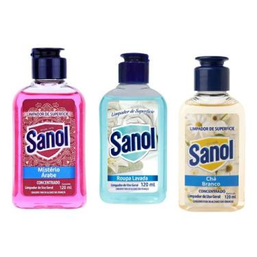 Imagem de Kit 3 Limpador Perfumado Concentrado 120ml para Ambientes e Superfície