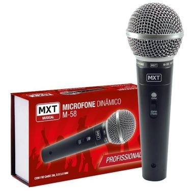 Imagem de Microfone Dinâmico M-58 Profissional 3m