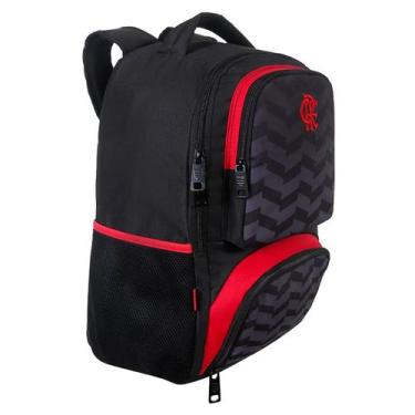 Imagem de Mochila Flamengo Escolar Costa Masculina Rubro Negro Mengão - Xeryus