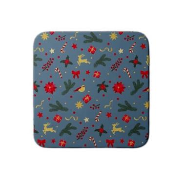 Imagem de Ladrilho Decorativo de Cerâmica Natalino com Estampa Inverno