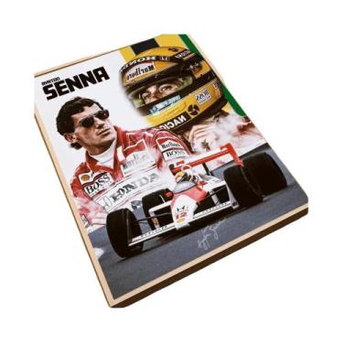Imagem de Pôster Clássico Vintage De Ayrton Senna, Adesivo Artístico À Prova d'Á