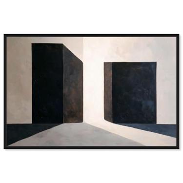 Imagem de Impressão em tela Bold Assertion II Boho Wall Decor por Art Remedy, moldura preta, 38 x 25 cm