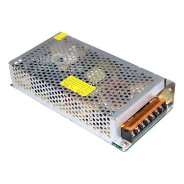 Imagem de Fonte de Energia Chaveada Bivolt, 12V 20A, para CFTV e Fita LED, Alimentação de Sistema, Fonte de Alimentação