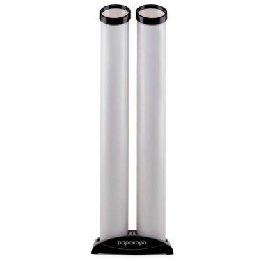 Imagem de Lixeira Dupla Modular Para Descarte Eficiente De Copos Plásticos - Eco Inteligente