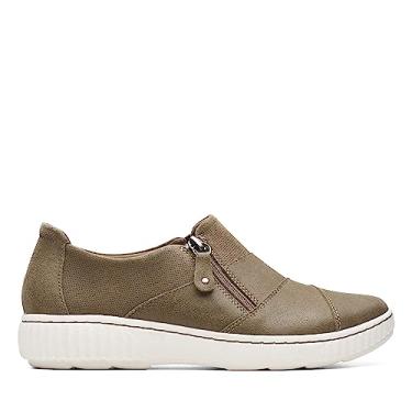 Imagem de Clarks Sapato Oxford feminino Caroline Grace, Camurça de, 5.5