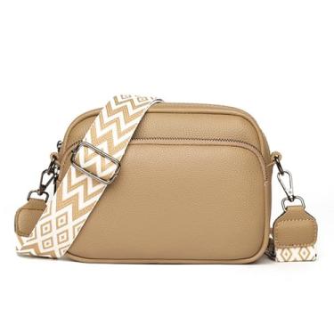 Imagem de Bolsas femininas pequenas de couro vegano, bolsas de ombro, Verde