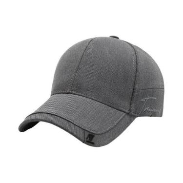 Imagem de Boné Casual Masculino Preto Estilo Coreano Versátil Com Design Simples