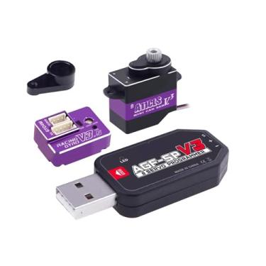 Imagem de A11CLS V3 Programável Ultra Alta Velocidade 1,4 KG Servo Gyro V3.5 Kit para Mini 1/24 1/18 (JST Conjunto 6)