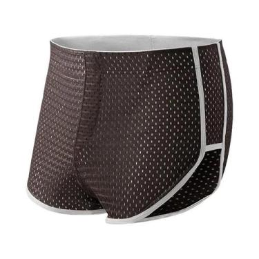 Imagem de Shorts Boxer Aloha De Verão Em Seda Gelada Para Meninos Adolescentes -