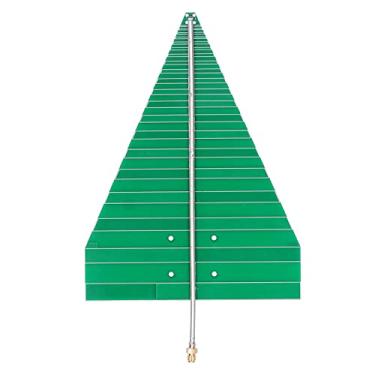 Imagem de Log Periodic Antena UWB Polarização linear direcional de alto desempenho Ampla faixa de frequência de 740 MHz a 6000 MHz para aplicações de recebimento de sinal Material de placa