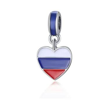 Imagem de Pingentes De Coração Com Bandeiras De 31 Países Para Joias DIY Feminin