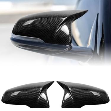 Imagem de Rolling Gears Capas de espelho lateral de fibra de carbono reais compatíveis com Toyota Supra A90 A91 Coupe 2019-22