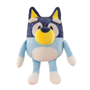 Imagem de Brinquedo de boneca de pelúcia Bluey Dog Sky Blue 35 cm para crianças e fãs de anime