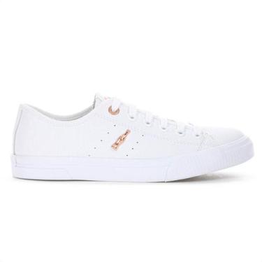 Imagem de Tênis Coca Cola Flow Town Branco e Cobre - Feminino, 35, Branco